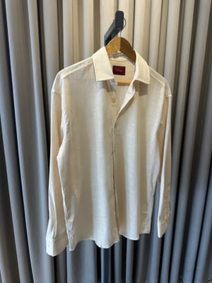 Wong Keten Gömlek (Krem)