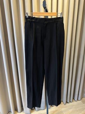 Alaçatı Keten Pantolon (Siyah)