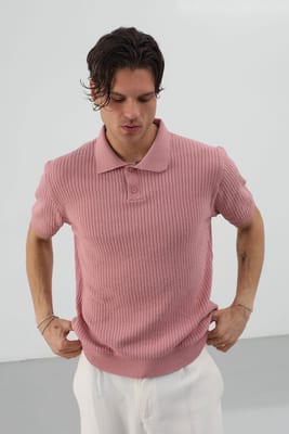 %100 Pamuk Yıkamalı Triko (Yakalı) - Küçük Görsel 2