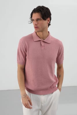 %100 Pamuk Yıkamalı Triko (Yakalı) - Küçük Görsel 4