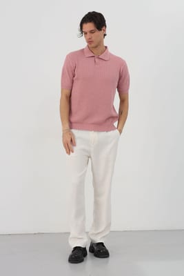 %100 Pamuk Yıkamalı Triko (Yakalı) - Küçük Görsel 6