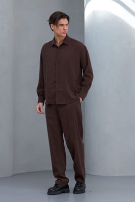 Modal Takım (Kahverengi) - Küçük Görsel 2