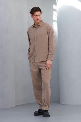 Modal Gabardin Takım (Vizon Rengi) - Küçük Görsel 2