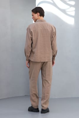 Modal Gabardin Takım (Vizon Rengi) - Küçük Görsel 4