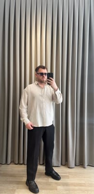 Çizgili Gömlek (Kremm) - Küçük Görsel 2