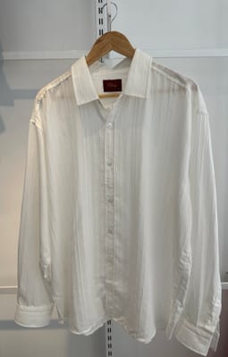 Yazlık Model Kendinden Çizgili Gömlek - Küçük Görsel 4