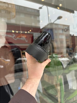 Makosen Ayakkabı Siyah Deri - Küçük Görsel 2