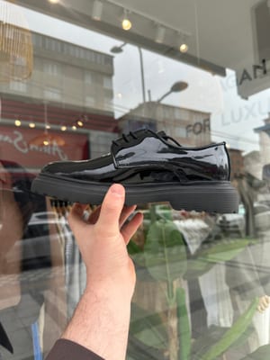 Makosen Ayakkabı Siyah Deri - Küçük Görsel 3